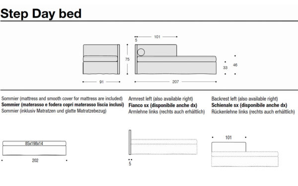 Разтегателен диван STEP DAY BED Flexteam - 5 - Stolbg.com