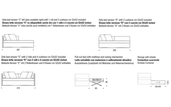 Разтегателен диван STEP DAY BED Flexteam - 6 - Stolbg.com