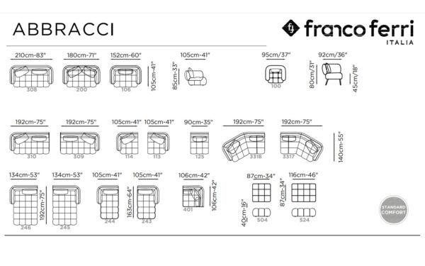 Диван ABBRACCI Franco Ferri - 12 - Stolbg.com