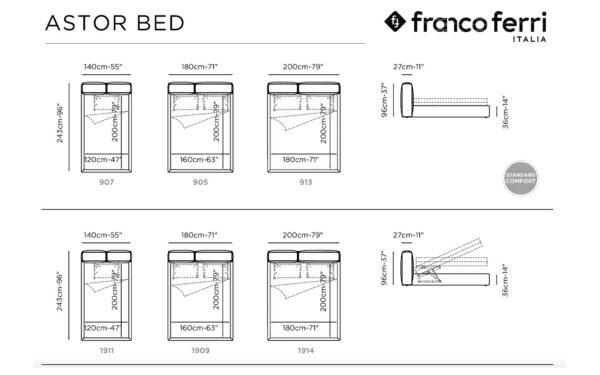 Легло ASTOR Franco Ferri - 7 - Stolbg.com