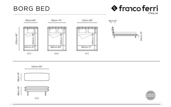 Легло BORG Franco Ferri - 6 - Stolbg.com
