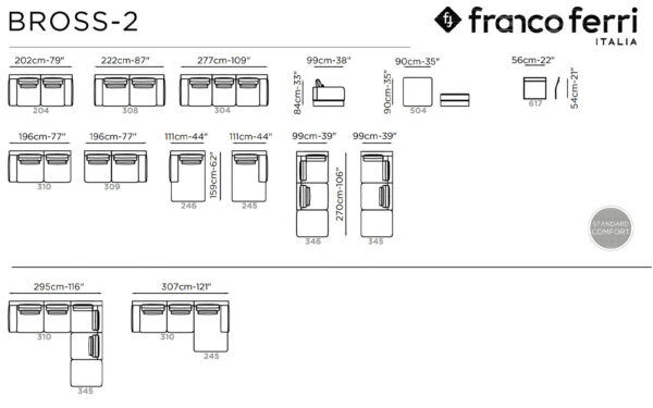 Диван BROSS 2 Franco Ferri - 6 - Stolbg.com