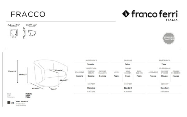 Кресло FRACCO Franco Ferri - 4 - Stolbg.com