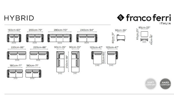 Диван HYBRID Franco Ferri - 8 - Stolbg.com