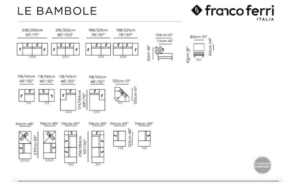 Диван LE BAMBOLE Franco Ferri - 10 - Stolbg.com