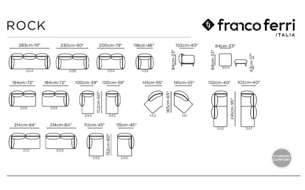 Диван ROCK Franco Ferri - 10 - Stolbg.com