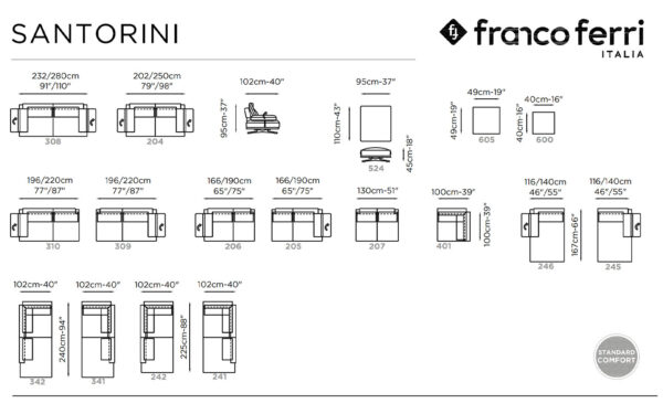 Диван SANTORINI Franco Ferri - 6 - Stolbg.com