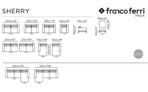 Диван SHERRY Franco Ferri - 6 - Stolbg.com