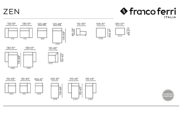 Диван ZEN Franco Ferri - 5 - Stolbg.com