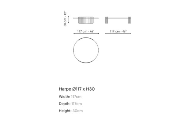 Странична маса HARPE Bonaldo - 8 - Stolbg.com