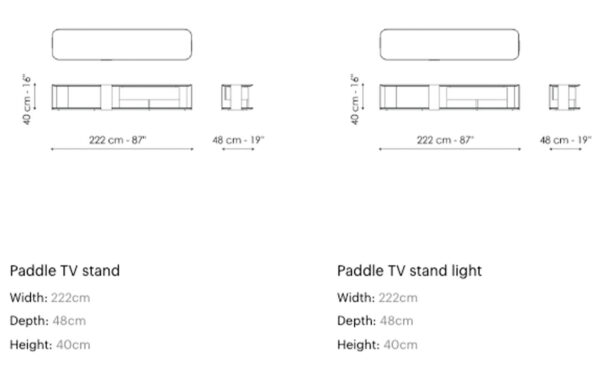Шкаф PADDLE TV STAND Bonaldo - 6 - Stolbg.com