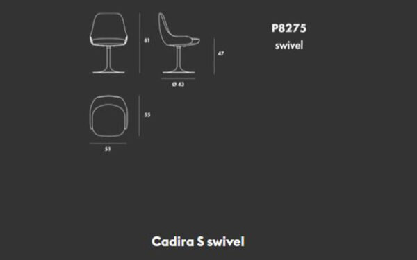 Стол CADIRA S SWIVEL Sovet - 2 - Stolbg.com