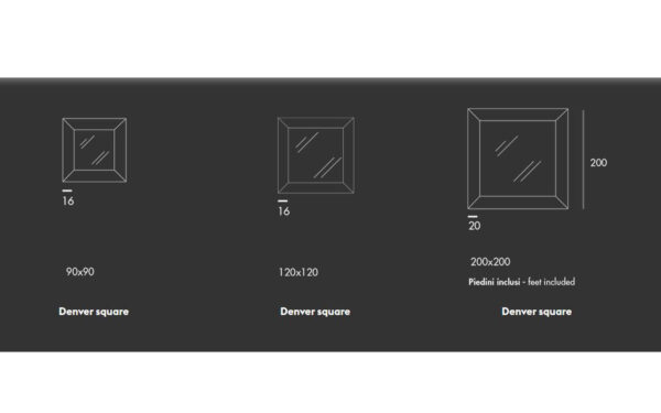 Огледало DENVER SQUARE Sovet - 4 - Stolbg.com