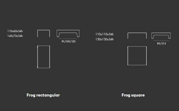Ниска маса FROG Sovet - 7 - Stolbg.com