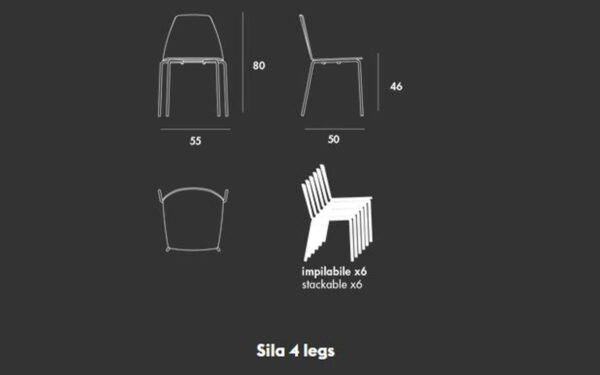 Стол SILA 4 LEGS Sovet - 2 - Stolbg.com
