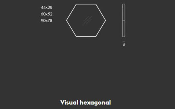 Огледало VISUAL HEXAGONAL Sovet - 7 - Stolbg.com