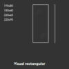 Огледало VISUAL RECTANGULAR Sovet - 7 - Stolbg.com