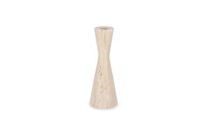 Свещник TIRAK BEIGE TRAVERTINE H20 Bizzotto - 1 - Stolbg.com