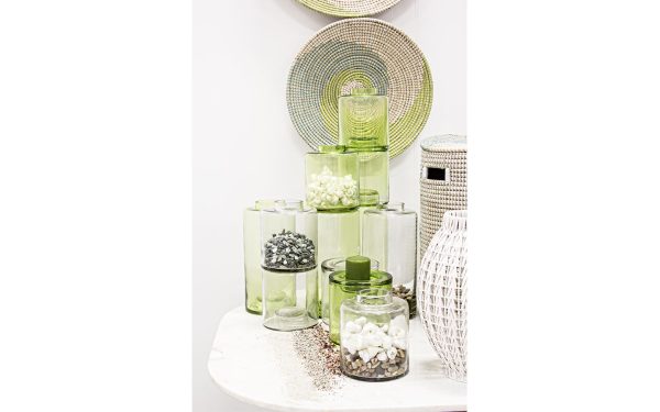 Ваза STACK CLEAR H32 Bizzotto - 2 - Stolbg.com