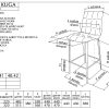 Бар стол KUGA Bontempi - 2 - Stolbg.com