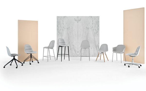 Бар стол MOOD UPHOLSTERED Bontempi - 2 - Stolbg.com