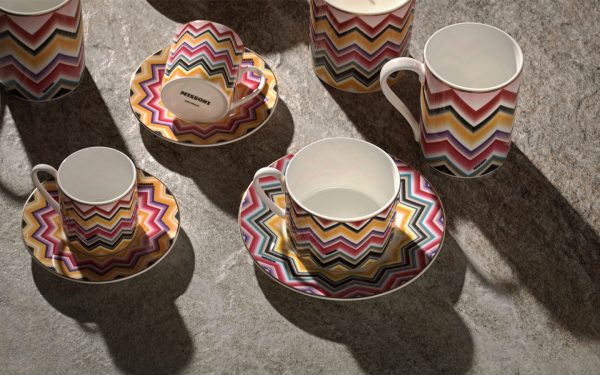 Чаша за кафе с чинийка Marrakech Missoni Home - 2 - Stolbg.com