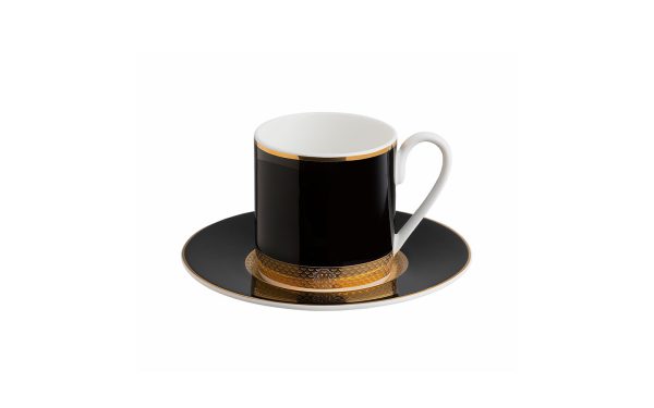 Подаръчен комплект за кафе Python Black, Сет от 4 части Roberto Cavalli Home Luxury Tableware - 2 - Stolbg.com