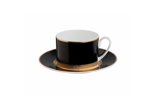 Подаръчен комплект за чай Python Black, Сет от 4 части Roberto Cavalli Home Luxury Tableware - 2 - Stolbg.com