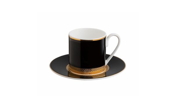 Подаръчен комплект за кафе Python Black, Сет от 12 части Roberto Cavalli Home Luxury Tableware - 2 - Stolbg.com