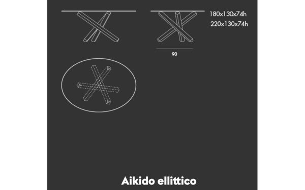 Маса AIKIDO ELLIPTICAL Sovet - 5 - Stolbg.com