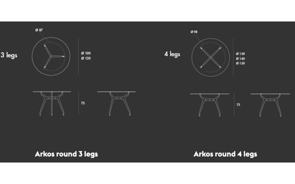 Маса ARKOS ROUND Sovet - 7 - Stolbg.com