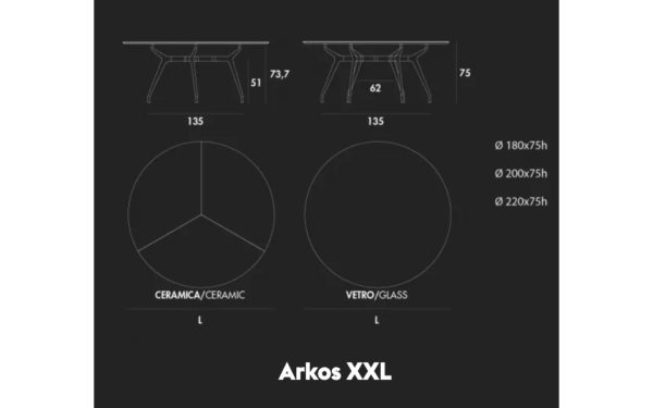 Маса ARKOS XXL Sovet - 8 - Stolbg.com