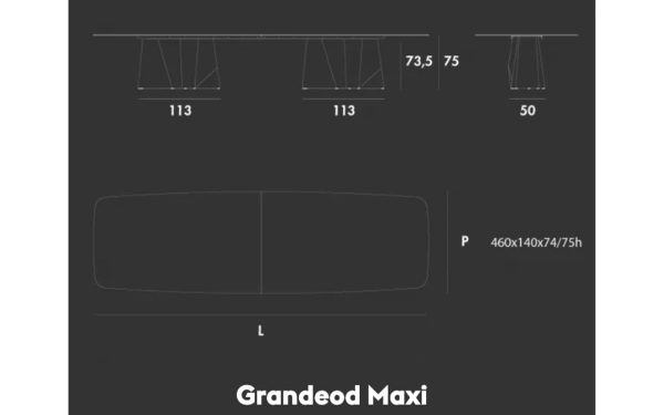 Маса GRANDEOD MAXI Sovet - 4 - Stolbg.com
