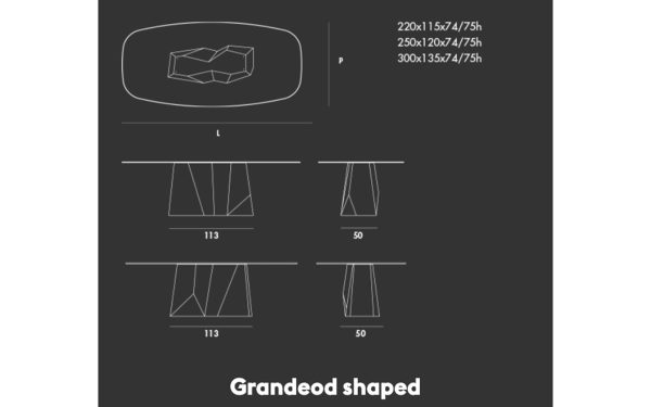 Маса GRANDEOD SHAPED Sovet - 9 - Stolbg.com