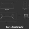 Маса LEWOOD SHAPED 02 Sovet - 3 - Stolbg.com