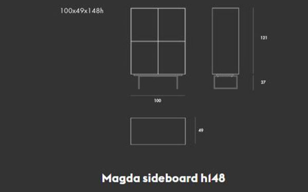 Шкаф MAGDA HIGH Sovet - 5 - Stolbg.com