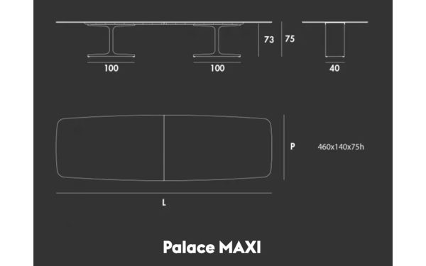 Маса PALACE MAXI Sovet - 6 - Stolbg.com