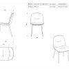 Стол CHANTAL METAL Bontempi - 5 - Stolbg.com