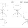 Стол DROP SWIVEL Bontempi - 2 - Stolbg.com