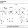 Стол MOOD SWIVEL CENTRAL LEG WITH CASTORS Bontempi - 5 - Stolbg.com