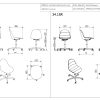 Стол MOOD SWIVEL GAS LIFT Bontempi - 4 - Stolbg.com