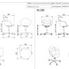 Стол MOOD SWIVEL GAS LIFT Bontempi - 5 - Stolbg.com