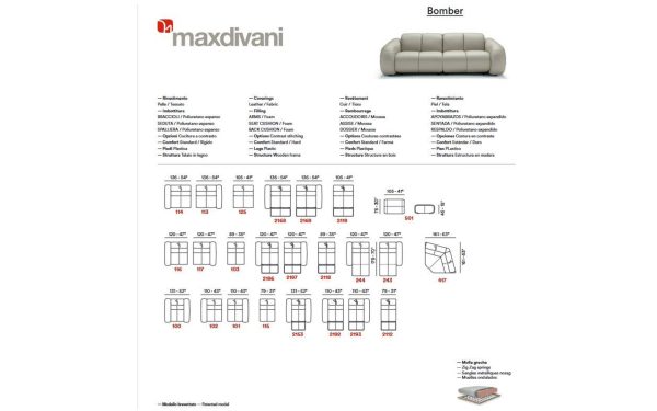Диван BOMBER Max Divani - 7 - Stolbg.com