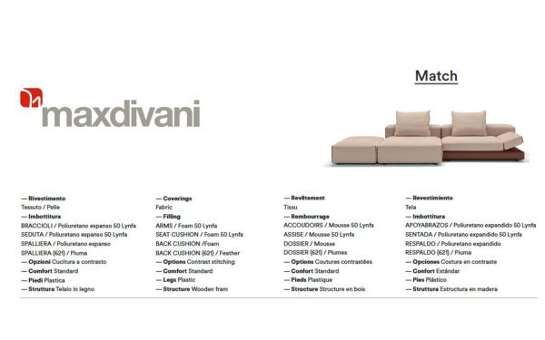 Диван MATCH Max Divani - 8 - Stolbg.com