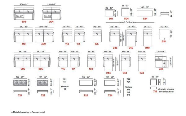 Диван MODULA Max Divani - 13 - Stolbg.com