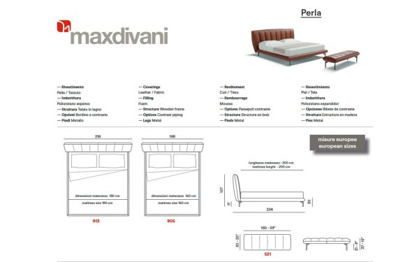 Легло PERLA Max Divani - 7 - Stolbg.com