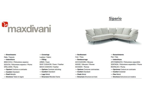 Диван SIPARIO Max Divani - 6 - Stolbg.com