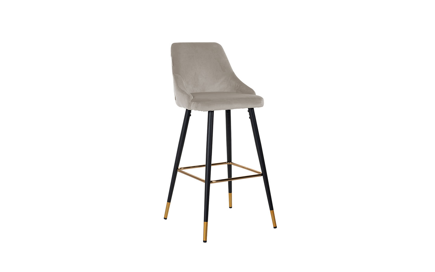 Бар стол IMANI KHAKI VELVET Richmond Interiors - 1 - Stolbg.com