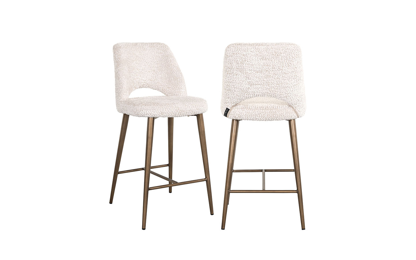 Бар стол DELPHINE LOW LOVELY CREAM Richmond Interiors - 1 - Stolbg.com