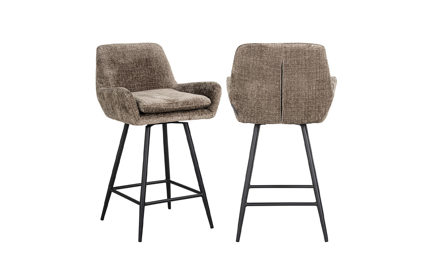 Бар стол LINSEY STONE CHENILLE Richmond Interiors - 1 - Stolbg.com